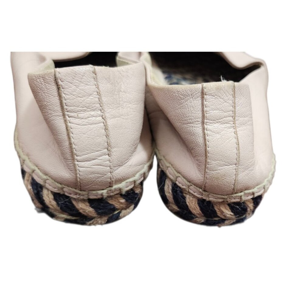 Tory Burch Cream and Black Espadrille Flats - Picture 7 of 11
